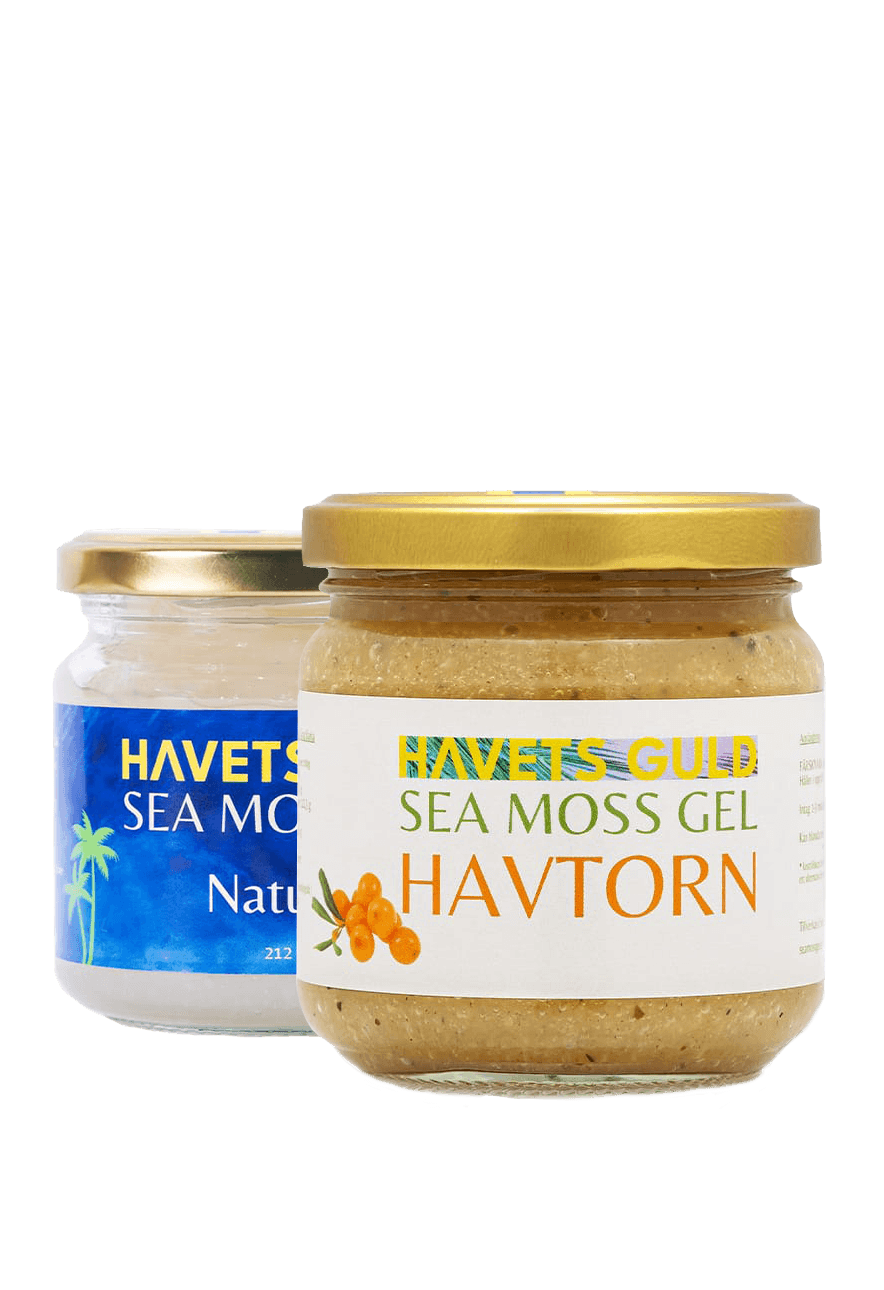 Sea Moss Gel • Mini Kombo • Havtorn + Naturell