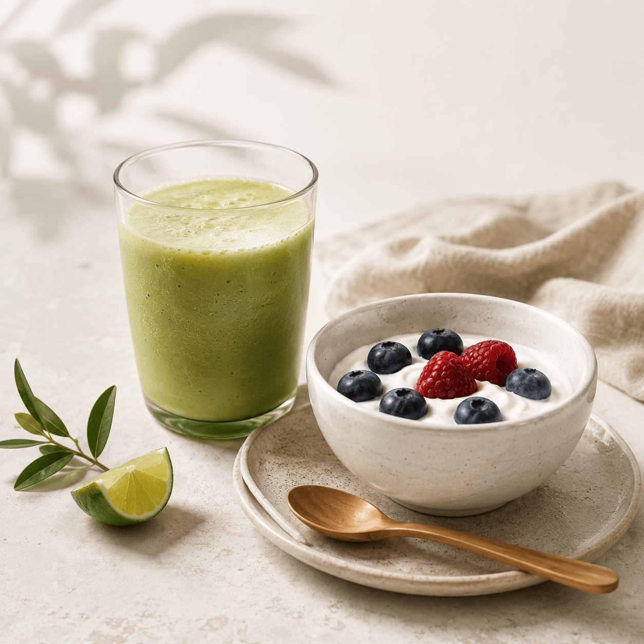 Sea Moss Gel i smoothie och yoghurt